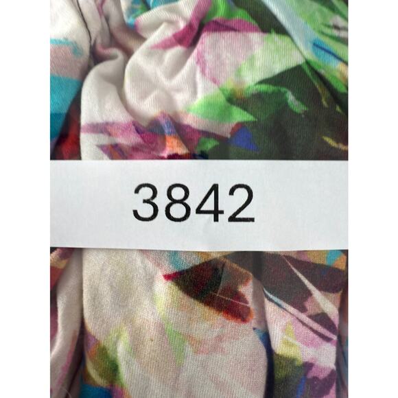 Salaam Size S Colorful Floral Topical Vacation Fit Flared Dress Knee Length - Picture 8 of 8